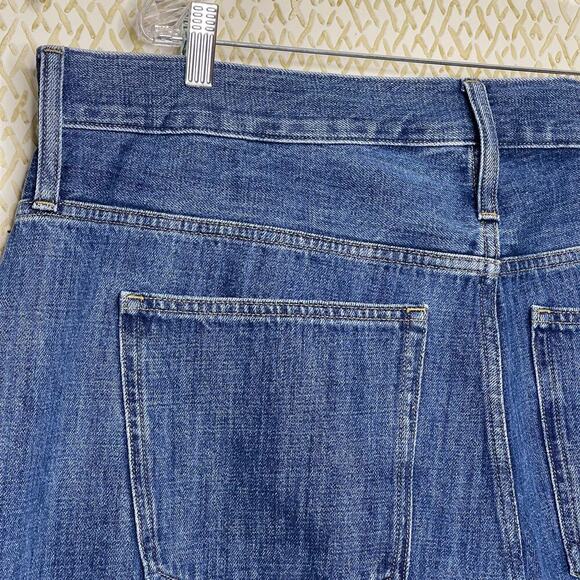 NWT Plus Size J Crew High-Rise Superwide-Leg 100% Cotton Blue Wash Jeans Size 36 - Picture 8 of 11
